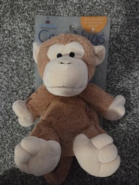 Cozy Hugs Soothing Plush Aromatherapy Monkey Microwavable/Freezer Weighted NWT
